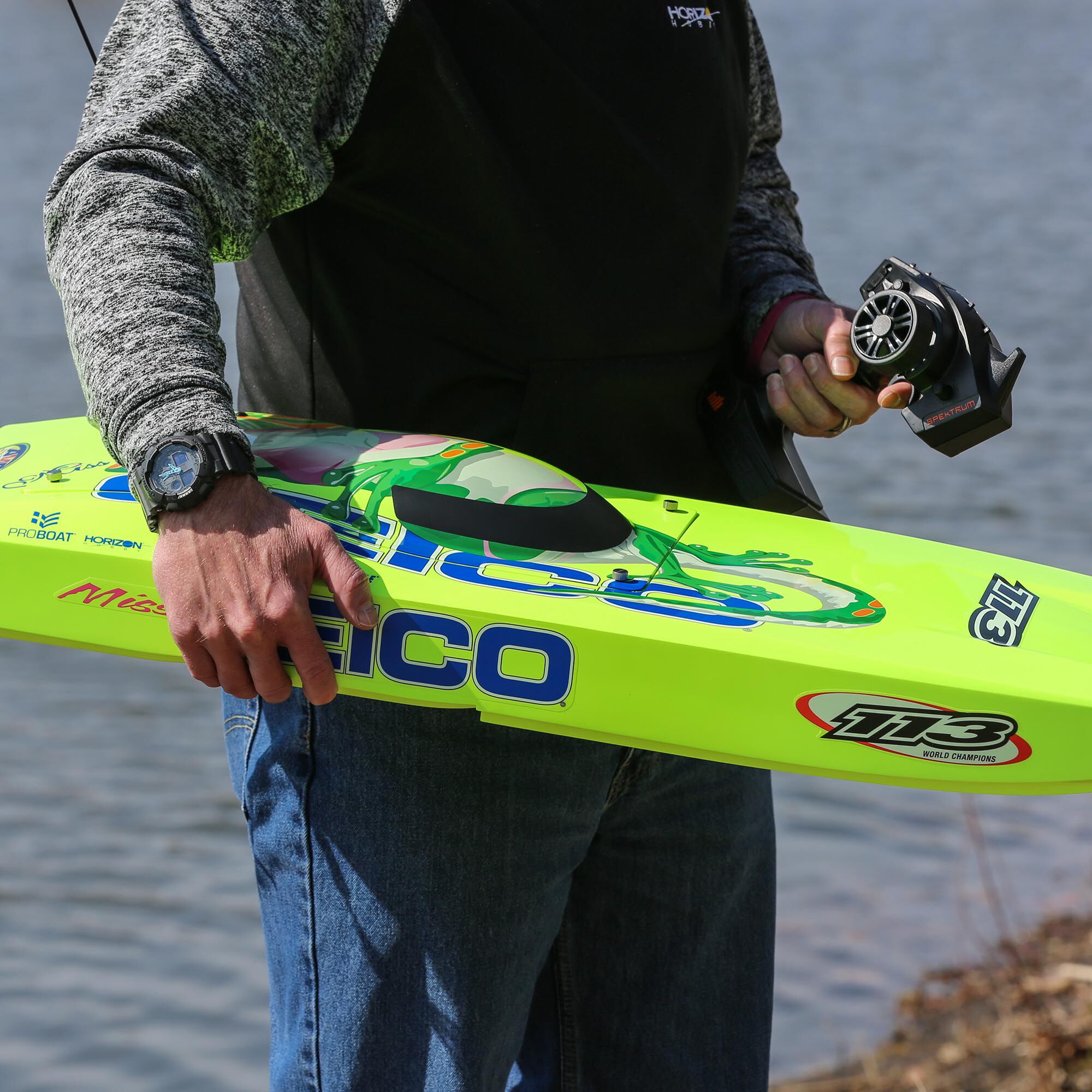 Pro Boat Miss GEICO Zelos 36