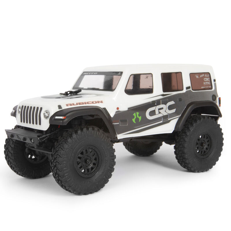 Axial 1/24 SCX24 2019 Jeep Wrangler JLU CRC 4WD Rock Crawler Brushed RTR,  White | Horizon Hobby