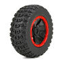 1/5 Left & Right Front/Rear 4.75 Pre-Mounted Tires, 24mm Hex (2): DB XL