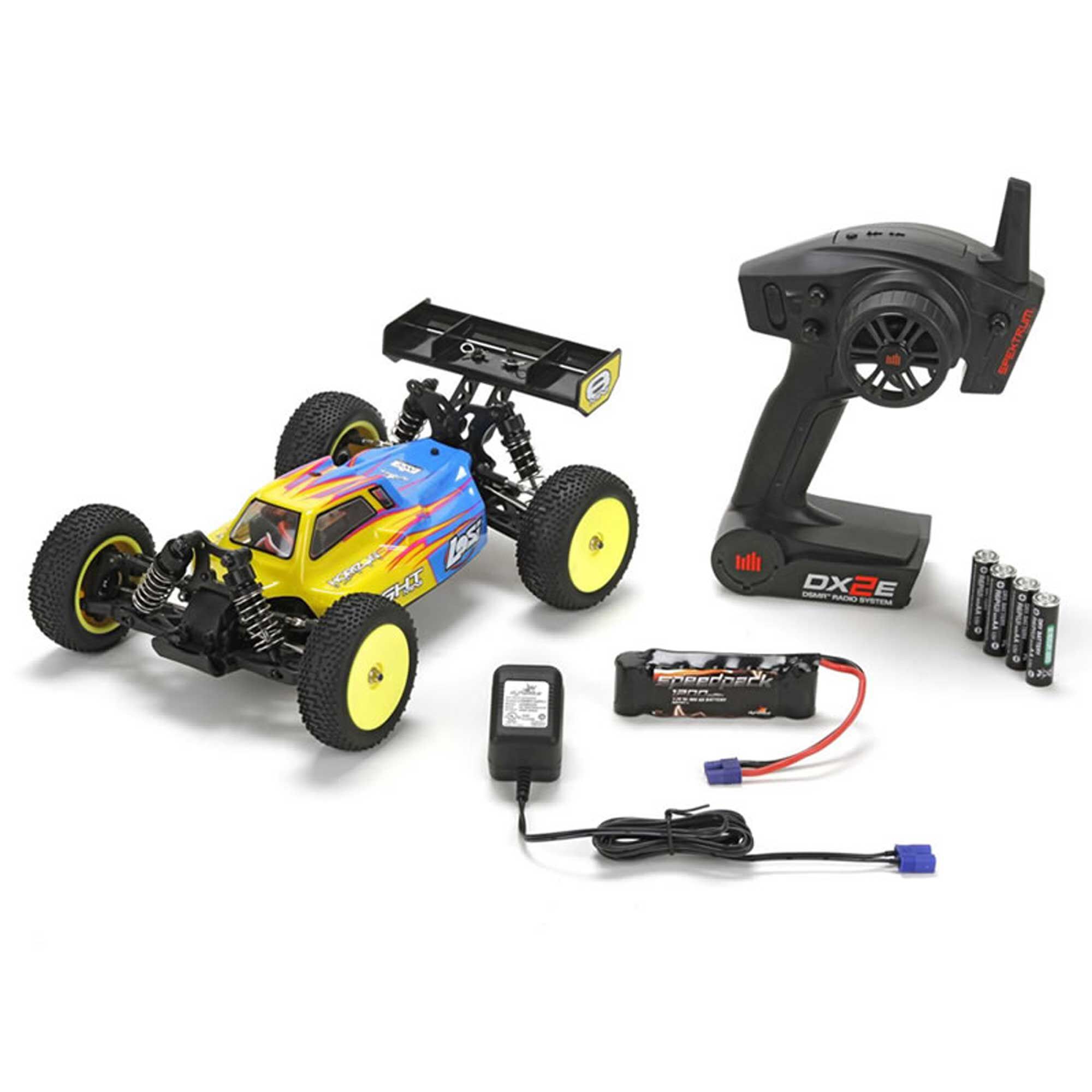 Losi 1 14 Mini 8IGHT 4WD Buggy RTR with with AVC Blue International Horizon Hobby