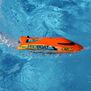 Jet Jam 12" Self-Righting Pool Racer Brushed RTR, Orange
