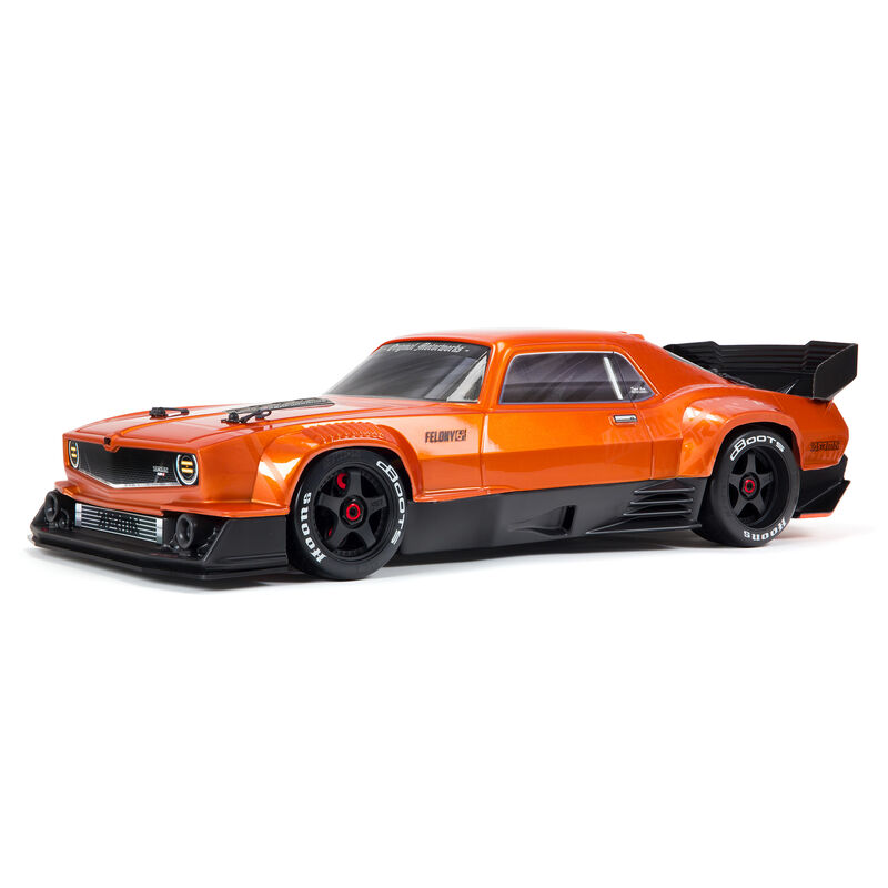 ARRMA 1/7 FELONY 6S BLX Street Bash All-Road Muscle Car RTR, Orange |  Horizon Hobby