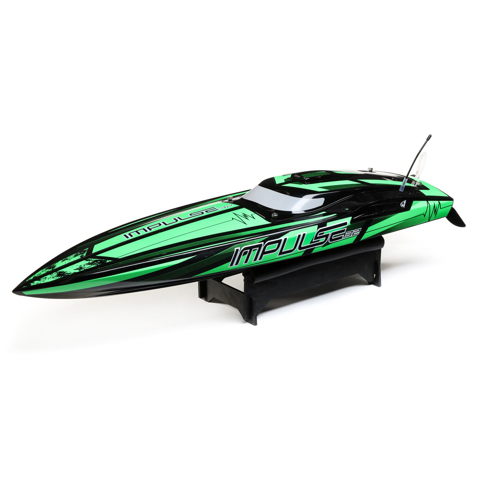 Pro Boat Impulse 32 Brushless Deep V RTR with Smart Black Green Horizon Hobby