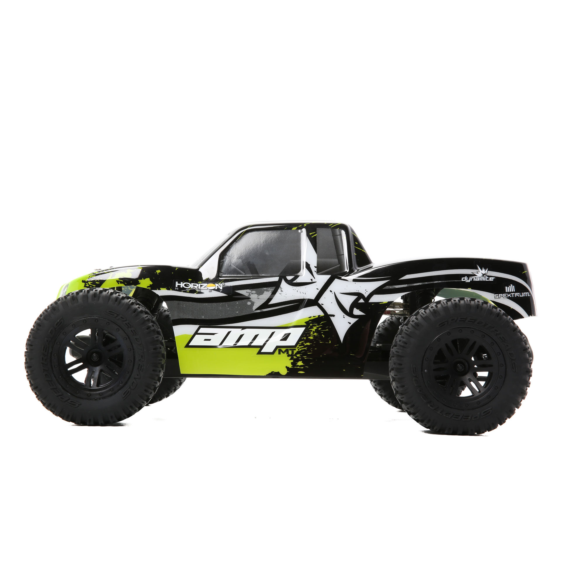 ECX 1 10 AMP MT 2WD Monster Truck RTR Black Green INT Horizon Hobby