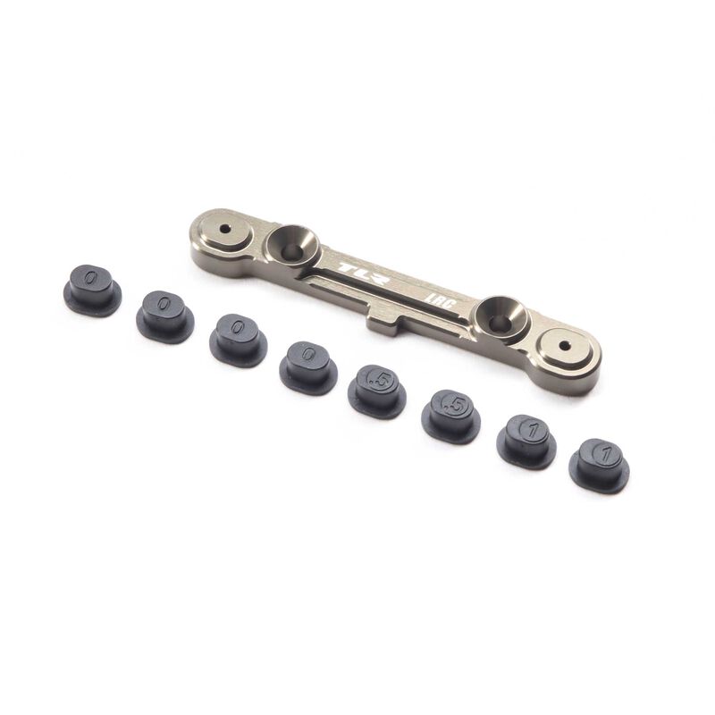 Adjustable Rear LRC Hinge Pin Br with Inserts: 8X