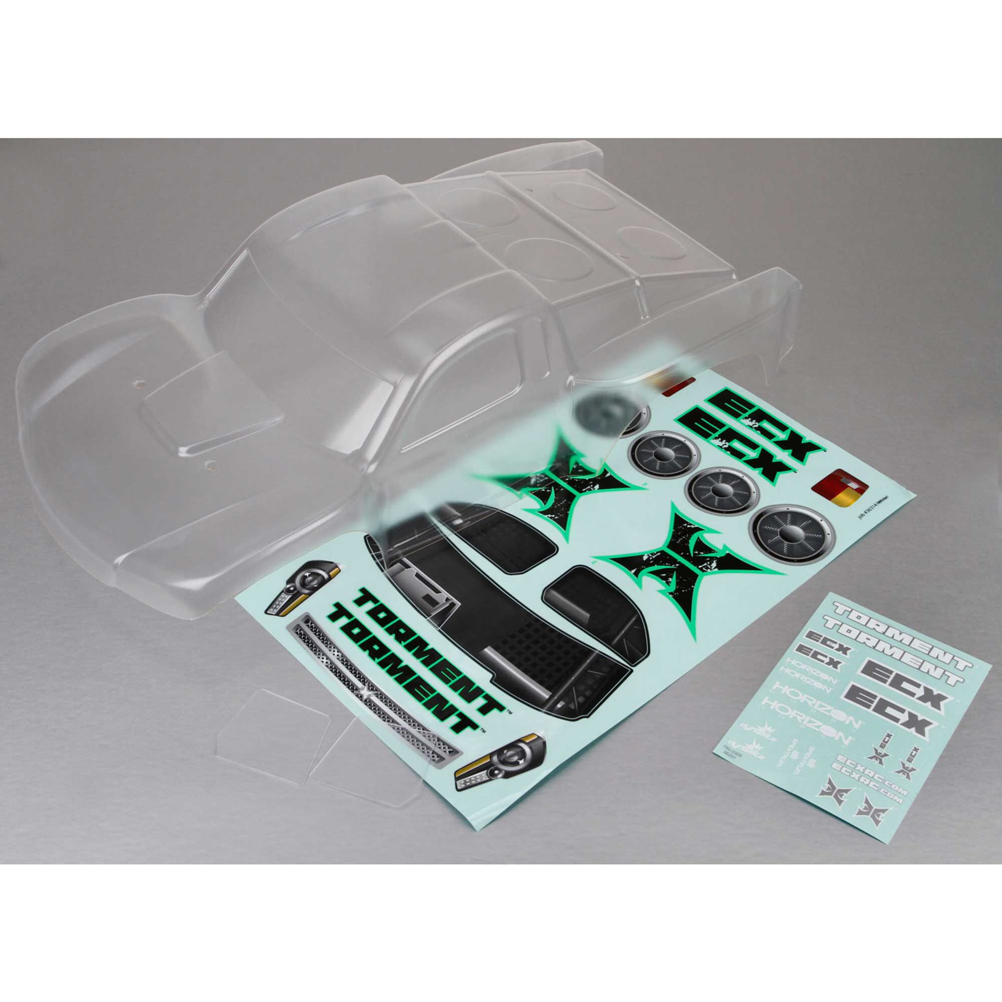 ECX 1 10 Clear Body 2WD Torment Horizon Hobby