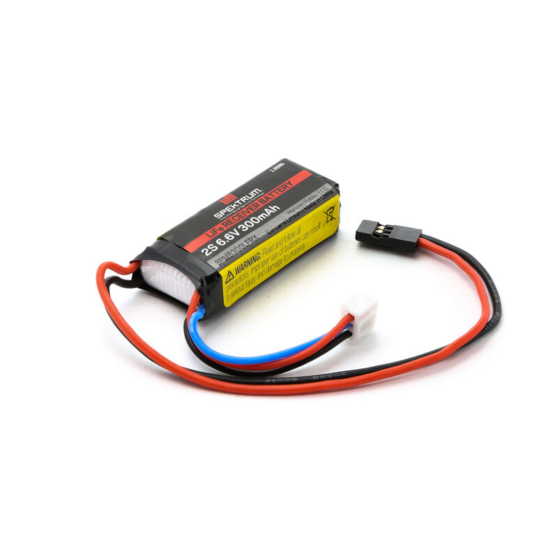 6.6V 300mAh 2S LiFe Receiver Battery: Universal Receiver