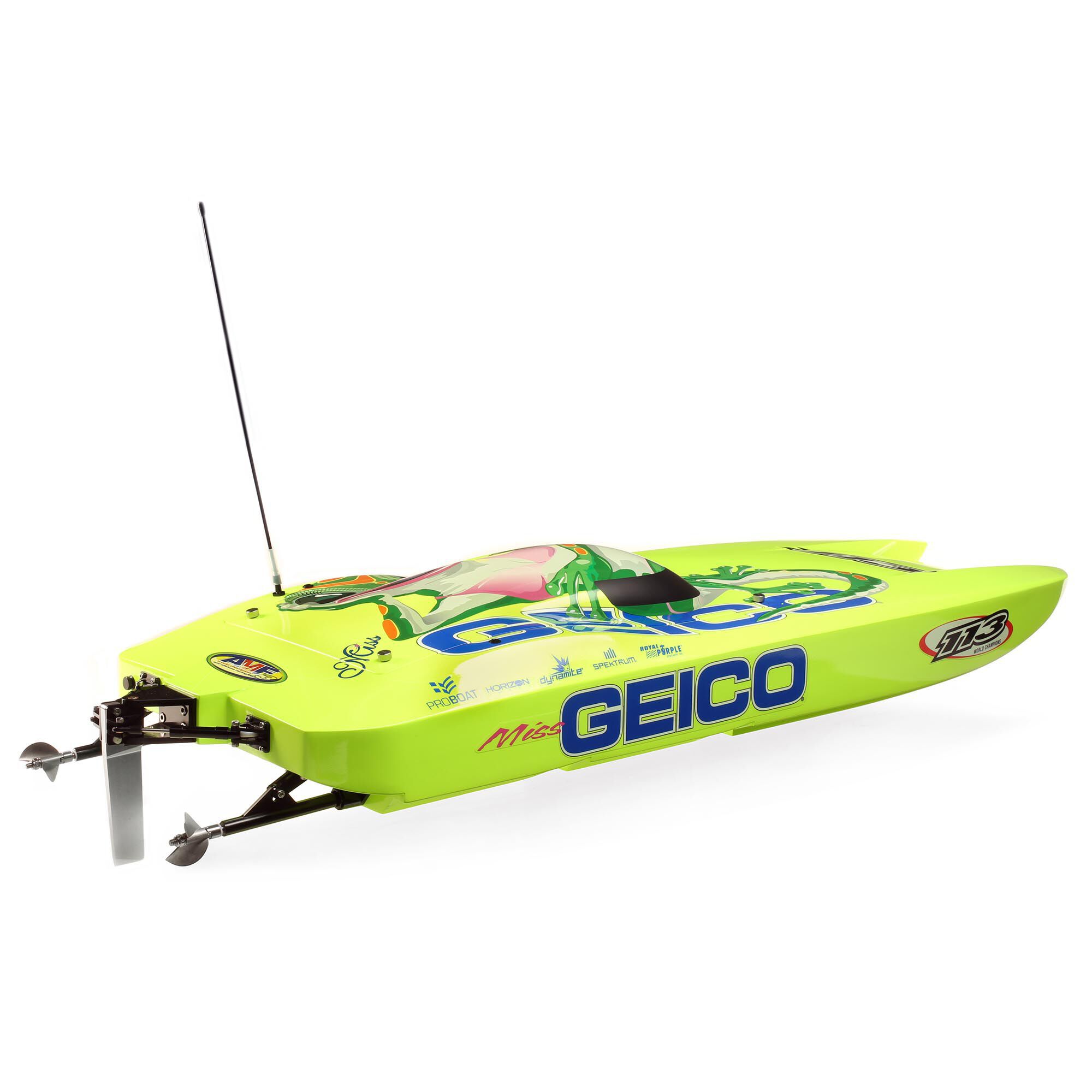 Miss geico rc new arrivals boat