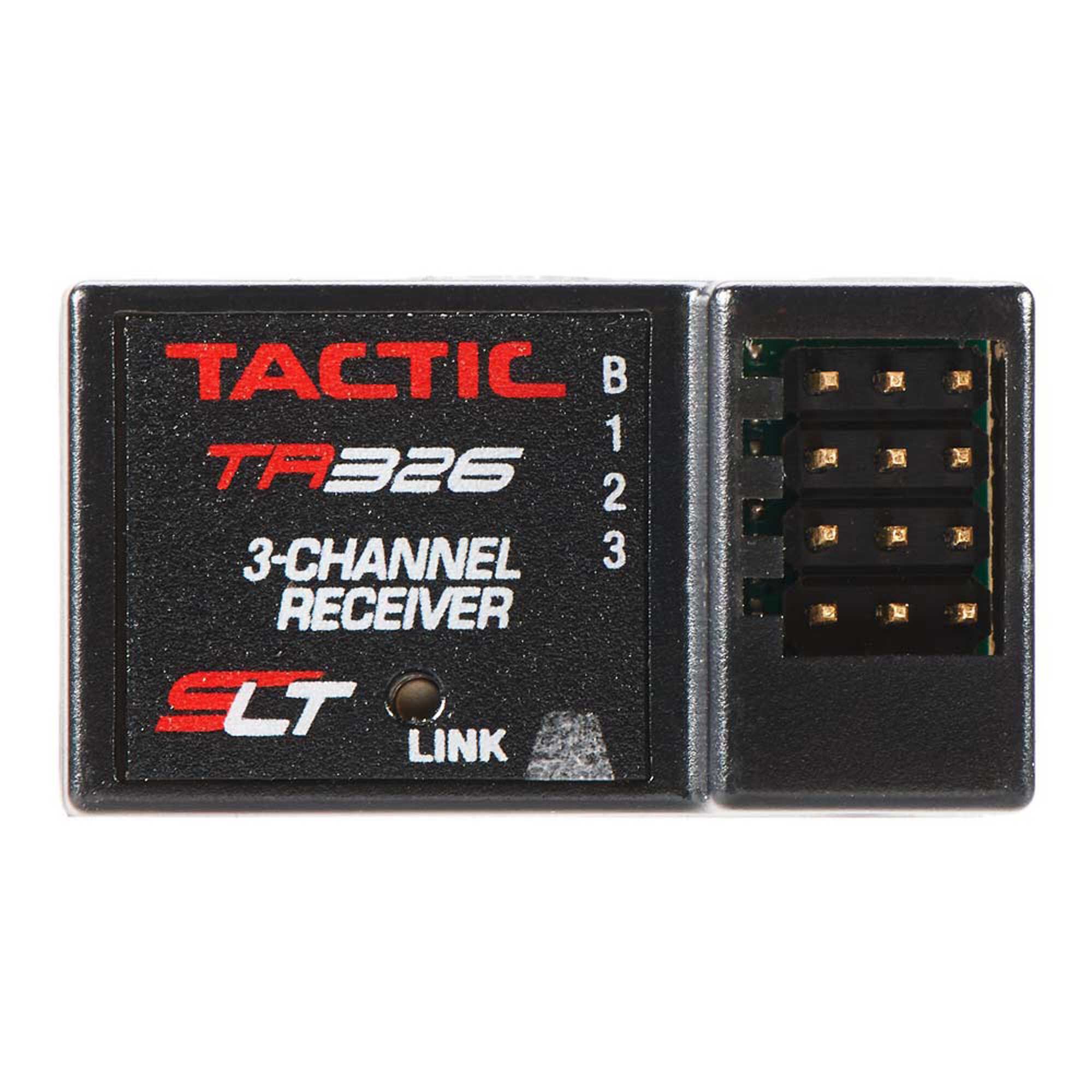 Tactic RC TR326 3 Channel SLT High Voltage Receiver Only Horizon Hobby