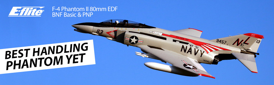 E-flite® F-4 Phantom II 80mm EDF