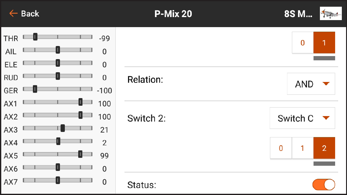 AirWare™ Touch app P-Mix 20